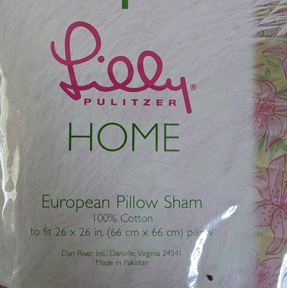 Lilly Pulitzer Palm beach euro pillow sham - Picture 6 of 6